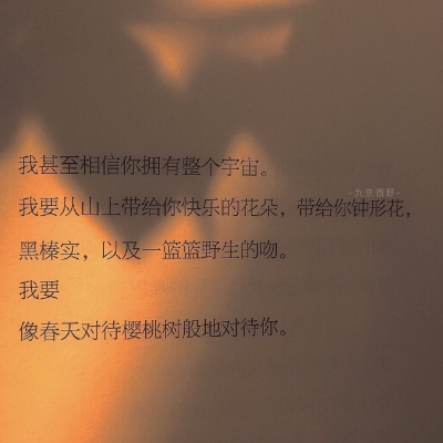 我所描绘的一切或许并非真实，然而我的感受绝无虚假。